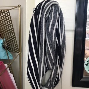 Cute striped infinity scarf!